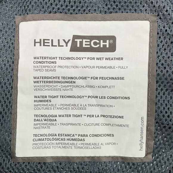 Helly Hensen Mens Update Packable Rain Jacket Size XL Ripstop Hooded Performance - Picture 11 of 16